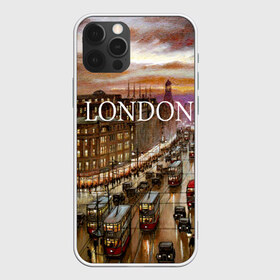 Чехол для iPhone 12 Pro Max с принтом Улицы Лондона в Кировске, Силикон |  | Тематика изображения на принте: city | england | london | united kingdom | англия | великобритания | город | лондон | ночь | огни | улица