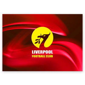 Поздравительная открытка с принтом Liverpool в Кировске, 100% бумага | плотность бумаги 280 г/м2, матовая, на обратной стороне линовка и место для марки
 | football | англия | ливерпуль | премьер лига | фанат | футбол | футболист