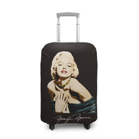 Чехол для чемодана 3D с принтом Мэрилин Монро в Кировске, 86% полиэфир, 14% спандекс | двустороннее нанесение принта, прорези для ручек и колес | актриса | голливуд | джазе | кино | мерилин | монро | мэрилин | о.м.с.к. | погорячее