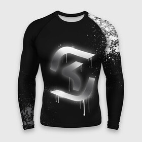 Мужской рашгард 3D с принтом cs:go   SK Gaming (Black collection) в Кировске,  |  | cs | csgo | sk | го | кс | ск