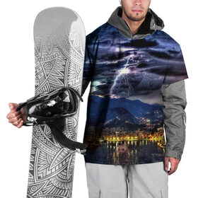 Накидка на куртку 3D с принтом Рио-де-Жанейро в Кировске, 100% полиэстер |  | Тематика изображения на принте: город | пейзаж