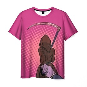Мужская футболка 3D с принтом Follow the girl в Кировске, 100% полиэфир | прямой крой, круглый вырез горловины, длина до линии бедер | иди за мной