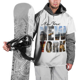 Накидка на куртку 3D с принтом Улицы Нью-Йорка в Кировске, 100% полиэстер |  | Тематика изображения на принте: new | us | york | город | соединенные штаты америки | сша