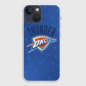 Чехол для iPhone 13 mini с принтом Оклахома в Кировске,  |  | nba | oklahoma | oks | thunder | баскетбол | нба