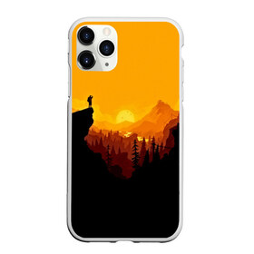 Чехол для iPhone 11 Pro матовый с принтом FIREWATCH в Кировске, Силикон |  | закат | файрвотч