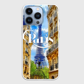 Чехол для iPhone 13 Pro с принтом Париж, Эйфелева башня в Кировске,  |  | architecture | city | eiffel tower | houses | paris | street | the sky | архитектура | город | дома | небо | париж | улица | эйфелева башня