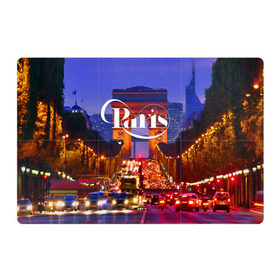 Магнитный плакат 3Х2 с принтом Улицы Парижа в Кировске, Полимерный материал с магнитным слоем | 6 деталей размером 9*9 см | Тематика изображения на принте: 