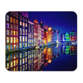 Коврик прямоугольный с принтом Амстердама, Нидерланды в Кировске, натуральный каучук | размер 230 х 185 мм; запечатка лицевой стороны | amsterdam | boat | bright | color | lights | night | pier | rainbow | reflection | the city | the netherlands | the strait | water | амстердама | вода | город | лодка | нидерланды | ночь | огни | отражение | причал | пролив | радуга | цвет | яркий