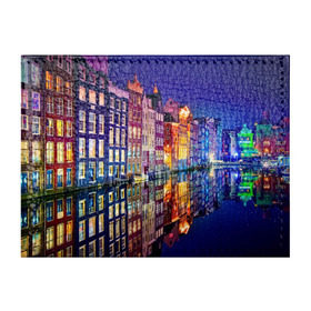 Обложка для студенческого билета с принтом Амстердама, Нидерланды в Кировске, натуральная кожа | Размер: 11*8 см; Печать на всей внешней стороне | Тематика изображения на принте: amsterdam | boat | bright | color | lights | night | pier | rainbow | reflection | the city | the netherlands | the strait | water | амстердама | вода | город | лодка | нидерланды | ночь | огни | отражение | причал | пролив | радуга | цвет | яркий