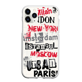Чехол для iPhone 11 Pro матовый с принтом Города в Кировске, Силикон |  | amsterdam | istanbul | london | moscow | new york | paris | urban | амстердам | лондон | москва | нью йорк | париж | стамбул