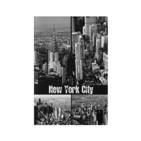 Обложка для паспорта матовая кожа с принтом Улицы Нью-Йорка в Кировске, натуральная матовая кожа | размер 19,3 х 13,7 см; прозрачные пластиковые крепления | Тематика изображения на принте: city | collage | houses | new york | skyscrapers | streets | usa | город | дома | коллаж | нью йорка | сша | улицы