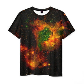 Мужская футболка 3D с принтом Космос в Кировске, 100% полиэфир | прямой крой, круглый вырез горловины, длина до линии бедер | space | star | вселенная | звезды | земля | космический | космос | плеяды | пространство