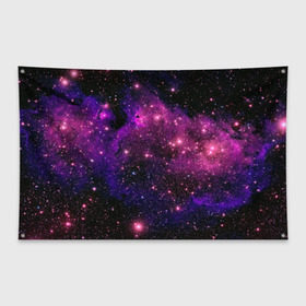 Флаг-баннер с принтом Вселенная в Кировске, 100% полиэстер | размер 67 х 109 см, плотность ткани — 95 г/м2; по краям флага есть четыре люверса для крепления | space | star | вселенная | звезды | космический | космос | планеты | пространство