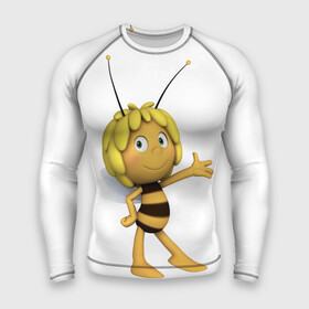 Мужской рашгард 3D с принтом Пчелка Майя в Кировске,  |  | Тематика изображения на принте: пчелка майя