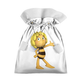 Подарочный 3D мешок с принтом Пчелка Майя в Кировске, 100% полиэстер | Размер: 29*39 см | Тематика изображения на принте: пчелка майя