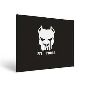 Холст прямоугольный с принтом Pit Force в Кировске, 100% ПВХ |  | Тематика изображения на принте: pit force | белый | боец | друг человека | животные | питбуль | порода | собака | цвет | чёрный