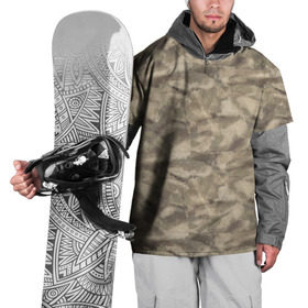 Накидка на куртку 3D с принтом Камуфляж в Кировске, 100% полиэстер |  | Тематика изображения на принте: камуфляж | песок | пустыня | разведка | спецназ