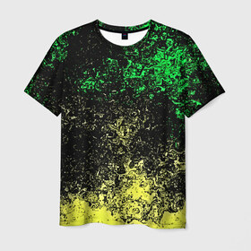Мужская футболка 3D с принтом Spray paint в Кировске, 100% полиэфир | прямой крой, круглый вырез горловины, длина до линии бедер | Тематика изображения на принте: брызги | пятна | разноцветный | яркий