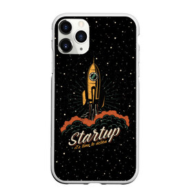 Чехол для iPhone 11 Pro матовый с принтом Startup Space в Кировске, Силикон |  | cosmos | galaxy | planet | rocket | space | star | взлет | галактика | звезды | корабль | космос | планета | ракета