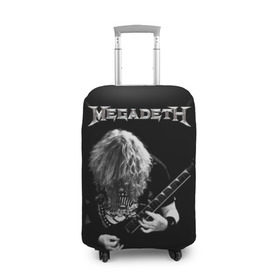 Чехол для чемодана 3D с принтом Dave Mustaine в Кировске, 86% полиэфир, 14% спандекс | двустороннее нанесение принта, прорези для ручек и колес | dave | megadeth | metal | mustaine | rattlehead | rock | thrash | vic | дейв | мастейн | мегадет | метал | рок | треш