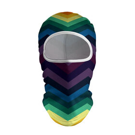Балаклава 3D с принтом Sweet Rainbow в Кировске, 100% полиэстер, ткань с особыми свойствами — Activecool | плотность 150–180 г/м2; хорошо тянется, но при этом сохраняет форму. Закрывает шею, вокруг отверстия для глаз кайма. Единый размер | 