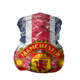 Бандана-труба 3D с принтом British Manchester United в Кировске, 100% полиэстер, ткань с особыми свойствами — Activecool | плотность 150‒180 г/м2; хорошо тянется, но сохраняет форму | Тематика изображения на принте: british | manchester united | mu | игра | манчестер | манчестер юнайтед | мю | флаг британии | футбол | эмблема мю