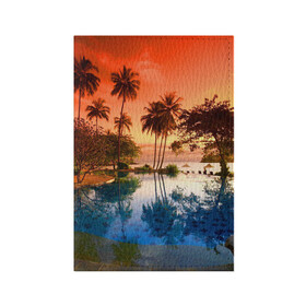 Обложка для паспорта матовая кожа с принтом Таиланд в Кировске, натуральная матовая кожа | размер 19,3 х 13,7 см; прозрачные пластиковые крепления | Тематика изображения на принте: beach | clouds | hiking | sea | sky | sunset | swimming pool | thailand | бассейн | закат | море | небо | облака | пляж | таиланд | туризм