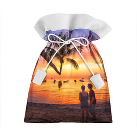 Подарочный 3D мешок с принтом Таиланд в Кировске, 100% полиэстер | Размер: 29*39 см | beach | clouds | love | palm tree | people | sea | sky | sunset | thailand | tourism | закат | любовь | люди | море | небо | облака | пальма | пляж | таиланд | туризм
