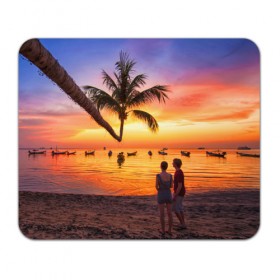Коврик прямоугольный с принтом Таиланд в Кировске, натуральный каучук | размер 230 х 185 мм; запечатка лицевой стороны | Тематика изображения на принте: beach | clouds | love | palm tree | people | sea | sky | sunset | thailand | tourism | закат | любовь | люди | море | небо | облака | пальма | пляж | таиланд | туризм
