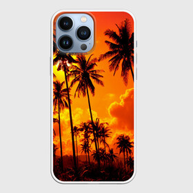 Чехол для iPhone 13 Pro Max с принтом Таиланд в Кировске,  |  | clouds | nature | palms | sky | sunset | thailand | tourism | закат | небо | облака | пальмы | природа | таиланд | туризм