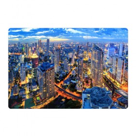Магнитный плакат 3Х2 с принтом Таиланд в Кировске, Полимерный материал с магнитным слоем | 6 деталей размером 9*9 см | architecture | bangkok | city | lights | night | sky | skyscrapers | sunset | thailand | архитектура | бангкок | город | закат | небо | ночь | огни | таиланд