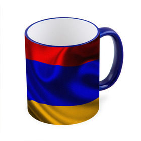 Кружка 3D с принтом Флаг Армения в Кировске, керамика | ёмкость 330 мл | айастан | армения | босеан | вымпел | ереван | знак | знамя | кумач | орифламма | пойс | полотнище | символ | стяг | флаг | флюгарка | хайастан | штандарт
