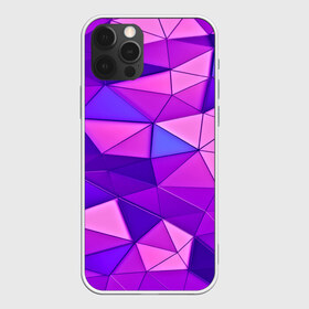 Чехол для iPhone 12 Pro Max с принтом Розовые полигоны в Кировске, Силикон |  | абстракция | бумага | геометрия | грани | изгиб | линии | полигоны | полосы | постель | розовый | сочетания | текстура | треугольники