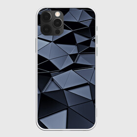 Чехол для iPhone 12 Pro Max с принтом Abstract Gray в Кировске, Силикон |  | Тематика изображения на принте: абстракция | бумага | геометрия | грани | изгиб | линии | полигоны | полосы | постель | розовый | сочетания | текстура | треугольники