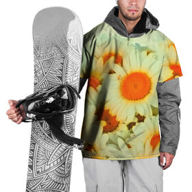 Накидка на куртку 3D с принтом Подсолнух в Кировске, 100% полиэстер |  | flower | лето | полевой цветок | цветочки | цветы