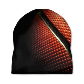 Шапка 3D с принтом Баскетбольный мяч в Кировске, 100% полиэстер | универсальный размер, печать по всей поверхности изделия | баскетбол | мяч | оранжевый | спорт | стритбол