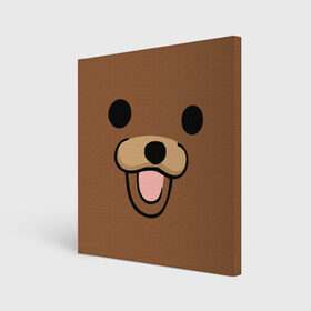 Холст квадратный с принтом Медведь в Кировске, 100% ПВХ |  | Тематика изображения на принте: интернет | клевый | медведь | мем | мишка | мишки | прикол | прикольный | смешной | шутка