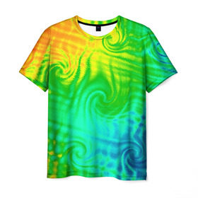 Мужская футболка 3D с принтом Цвет-2 в Кировске, 100% полиэфир | прямой крой, круглый вырез горловины, длина до линии бедер | baphomet.by | дмитрий данилин | цвет 2