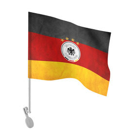 Флаг для автомобиля с принтом Сборная Германии в Кировске, 100% полиэстер | Размер: 30*21 см | germany | германия | футбольная форма