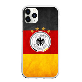 Чехол для iPhone 11 Pro матовый с принтом Сборная Германии в Кировске, Силикон |  | germany | германия | футбольная форма