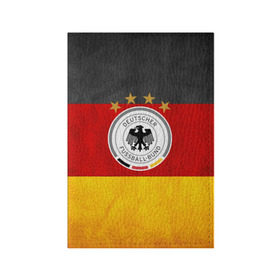 Обложка для паспорта матовая кожа с принтом Сборная Германии в Кировске, натуральная матовая кожа | размер 19,3 х 13,7 см; прозрачные пластиковые крепления | germany | германия | футбольная форма