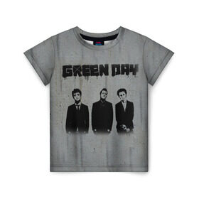 Детская футболка 3D с принтом Green Day 7 в Кировске, 100% гипоаллергенный полиэфир | прямой крой, круглый вырез горловины, длина до линии бедер, чуть спущенное плечо, ткань немного тянется | american idiot | green day | грин дей | грин дэй