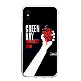 Чехол для iPhone XS Max матовый с принтом Green Day 3 в Кировске, Силикон | Область печати: задняя сторона чехла, без боковых панелей | american idiot | green day | грин дей | грин дэй