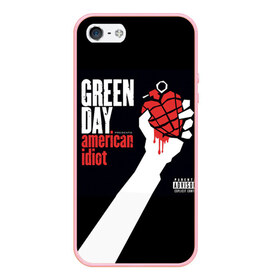 Чехол для iPhone 5/5S матовый с принтом Green Day 3 в Кировске, Силикон | Область печати: задняя сторона чехла, без боковых панелей | american idiot | green day | грин дей | грин дэй