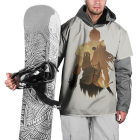 Накидка на куртку 3D с принтом Dark Souls воспоминания в Кировске, 100% полиэстер |  | dark souls | воспоминания | двойная экспозиция | магия | меч | развалины | рыцарь