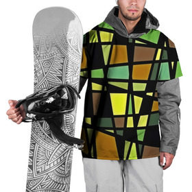 Накидка на куртку 3D с принтом angular geometry в Кировске, 100% полиэстер |  | 