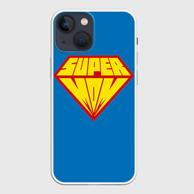 Чехол для iPhone 13 mini с принтом Супермама в Кировске,  |  | Тематика изображения на принте: мама