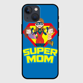 Чехол для iPhone 13 mini с принтом Супермама в Кировске,  |  | мама
