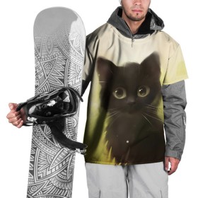 Накидка на куртку 3D с принтом Котик в Кировске, 100% полиэстер |  | Тематика изображения на принте: cat | kitty | животные | киса | кот | котенок | котэ | кошка