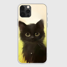 Чехол для iPhone 12 Pro Max с принтом Котик в Кировске, Силикон |  | cat | kitty | животные | киса | кот | котенок | котэ | кошка